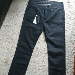 NWT Ralph Lauren Denim 888 Jeans $325 Sz 29 22F14 Made in Italy Black Rare